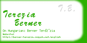 terezia berner business card